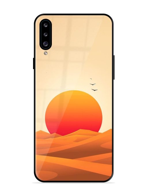 Desert Sunset Glossy Soft Edge Case for Samsung Galaxy A30S Chachhi