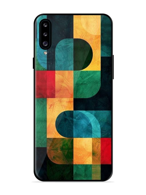 Geometric Harmony Glossy Soft Edge Case for Samsung Galaxy A30S Chachhi