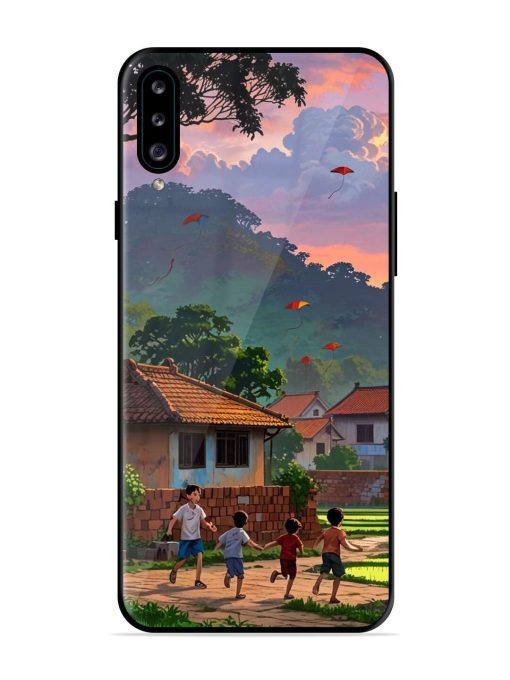 Sunset Play Glossy Soft Edge Case for Samsung Galaxy A30S Chachhi