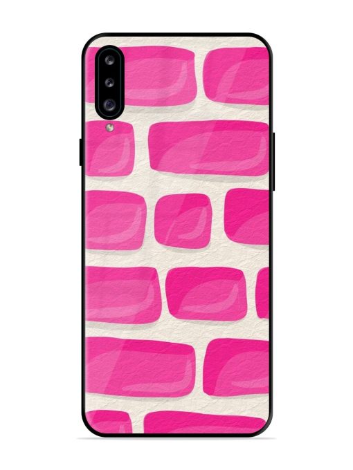 Pink Brick Wall Glossy Soft Edge Case for Samsung Galaxy A30S Chachhi