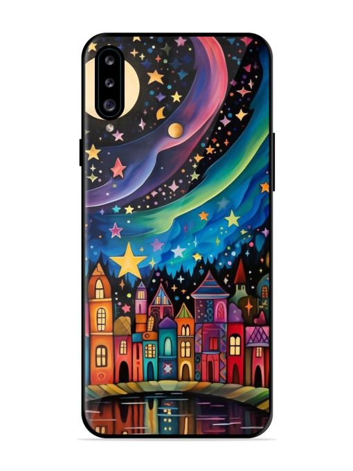 Starlit Village Glossy Soft Edge Case for Samsung Galaxy A30S Chachhi