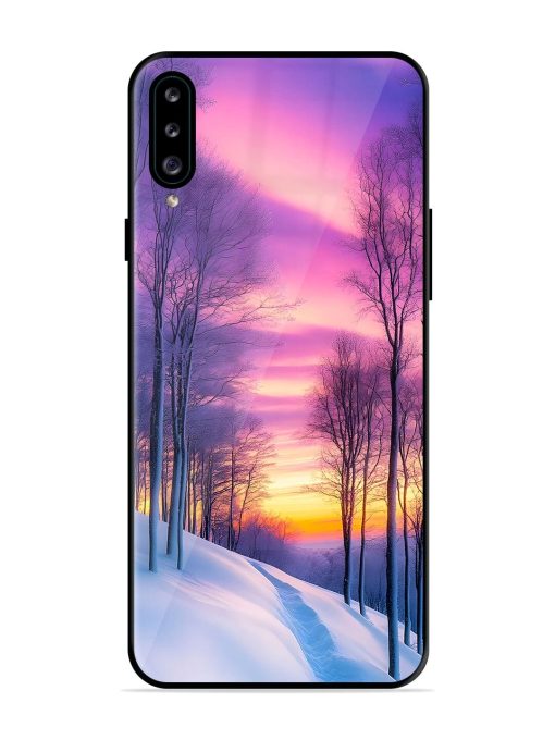 Winter'S Purple Haze Glossy Soft Edge Case for Samsung Galaxy A30S Chachhi