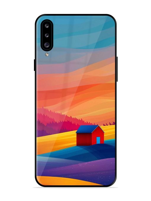 Sunset Solitude Glossy Soft Edge Case for Samsung Galaxy A30S Chachhi