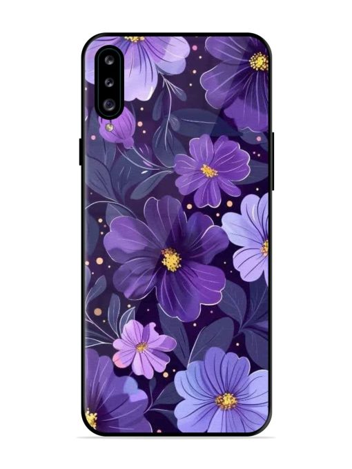 Purple Paradise Glossy Soft Edge Case for Samsung Galaxy A30S Chachhi