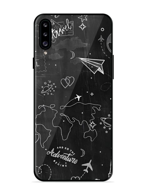 Wanderlust Sketchbook Glossy Soft Edge Case for Samsung Galaxy A30S Chachhi