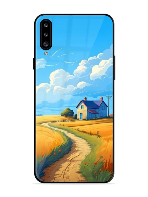 Countryside Cottage Glossy Soft Edge Case for Samsung Galaxy A30S Chachhi