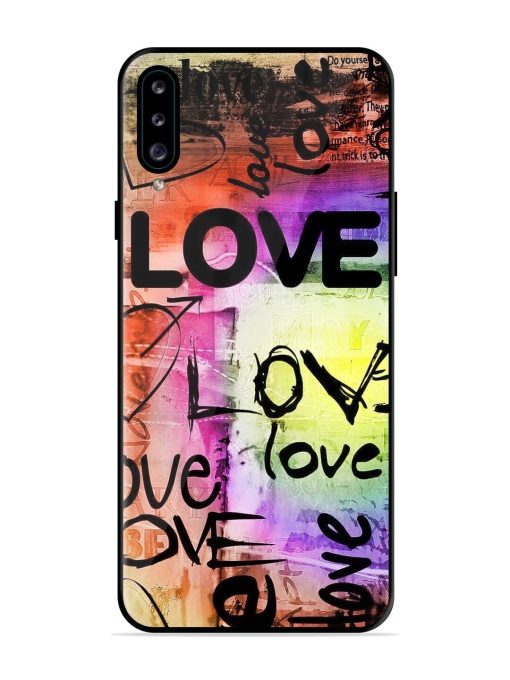 Love Graffiti Glossy Soft Edge Case for Samsung Galaxy A30S Chachhi