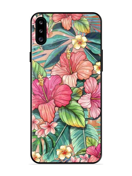 Tropical Tapestry Glossy Soft Edge Case for Samsung Galaxy A30S Chachhi