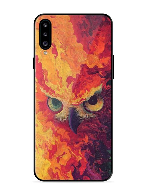 Fiery Owl Glossy Soft Edge Case for Samsung Galaxy A30S Chachhi