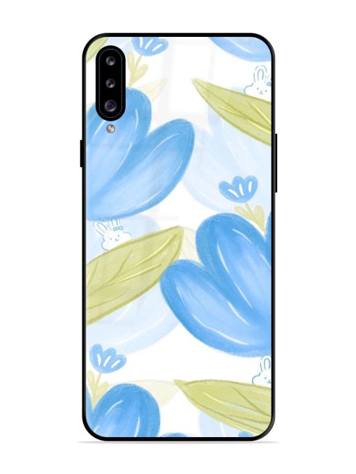 Bunny'S Blue Garden Glossy Soft Edge Case for Samsung Galaxy A30S Chachhi