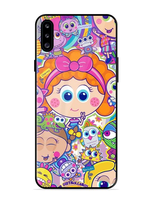 Distroller Friends Glossy Soft Edge Case for Samsung Galaxy A30S Chachhi