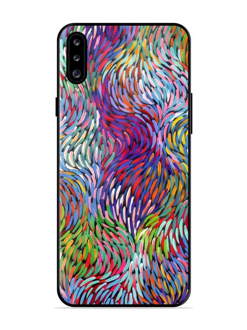 Vibrant Waves Glossy Soft Edge Case for Samsung Galaxy A30S