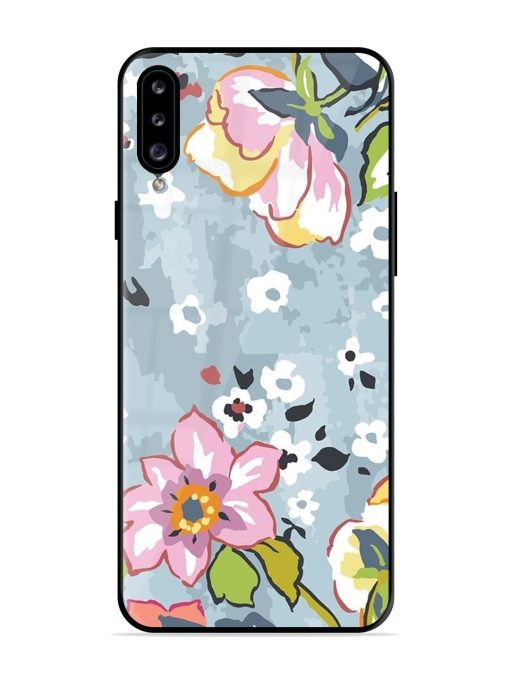 Floral Fantasy Glossy Soft Edge Case for Samsung Galaxy A30S Chachhi