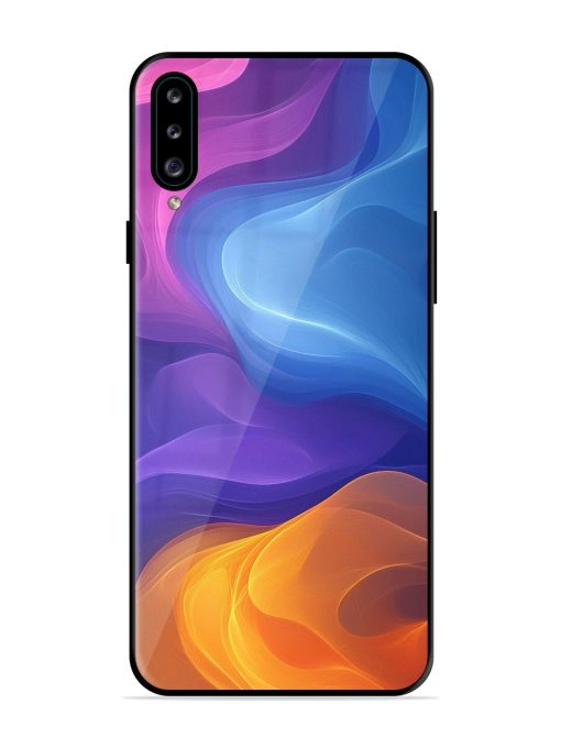 Cosmic Currents Glossy Soft Edge Case for Samsung Galaxy A30S Chachhi