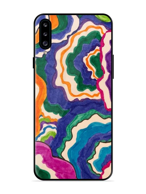 Wavy Wonder Glossy Soft Edge Case for Samsung Galaxy A30S
