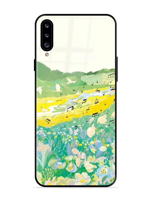 Melody In Bloom Glossy Soft Edge Case for Samsung Galaxy A30S Chachhi