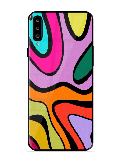 Groovy Swirls Glossy Soft Edge Case for Samsung Galaxy A30S