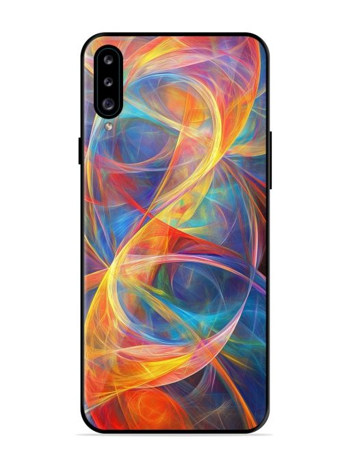 Cosmic Currents Glossy Soft Edge Case for Samsung Galaxy A30S Chachhi