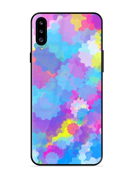 Psychedelic Cloud Burst Glossy Soft Edge Case for Samsung Galaxy A30S Chachhi