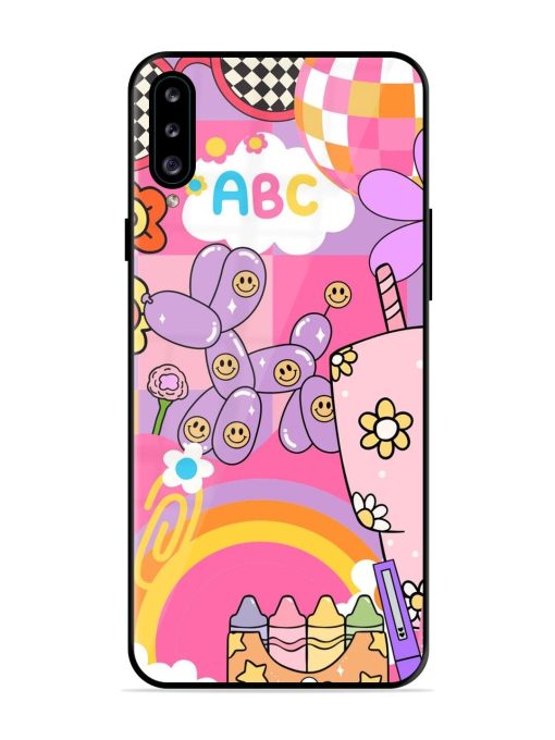 Whimsical Y2K Chaos Glossy Soft Edge Case for Samsung Galaxy A30S Chachhi