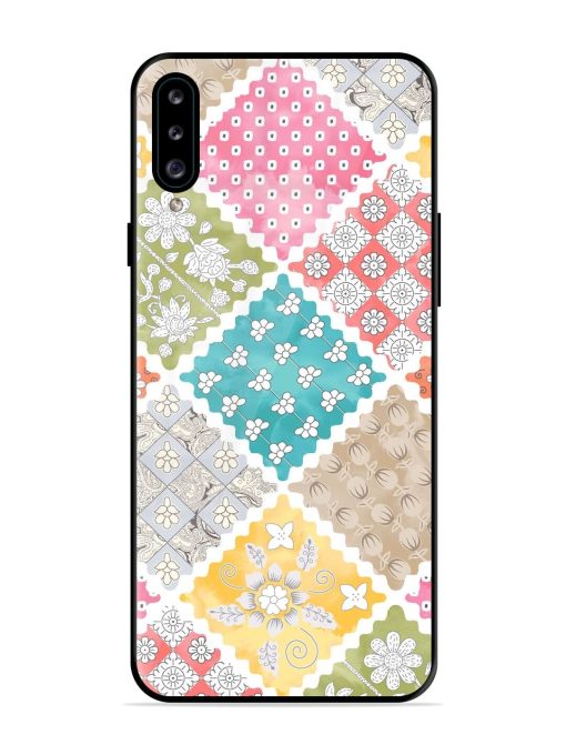 Patchwork Dreamscape Glossy Soft Edge Case for Samsung Galaxy A30S Chachhi