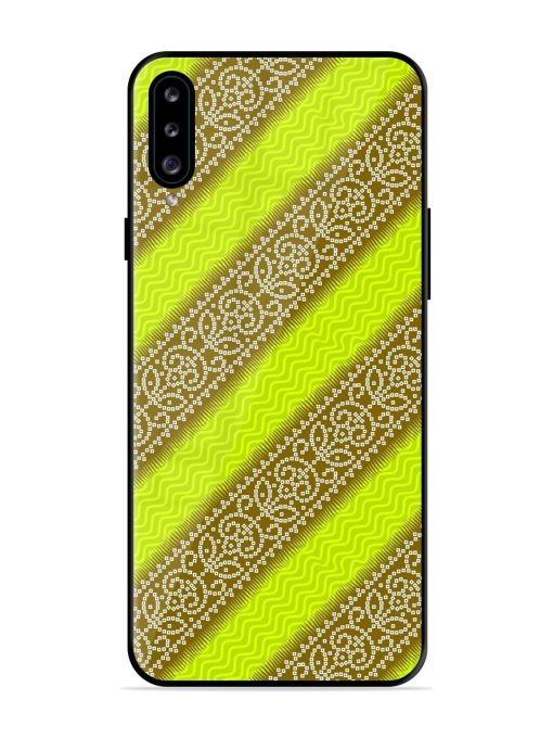 Golden Bandana Bliss Glossy Soft Edge Case for Samsung Galaxy A30S