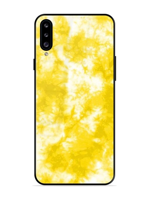 Golden Tie-Dye Twirl Glossy Soft Edge Case for Samsung Galaxy A30S