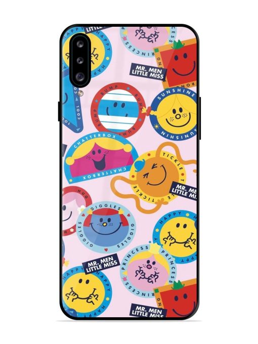 Whimsical Mr. Men & Little Miss Glossy Soft Edge Case for Samsung Galaxy A30S Chachhi