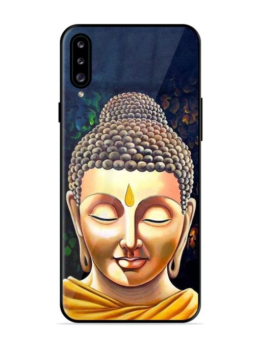 Buddha Face Glossy Soft Edge Case for Samsung Galaxy A30S