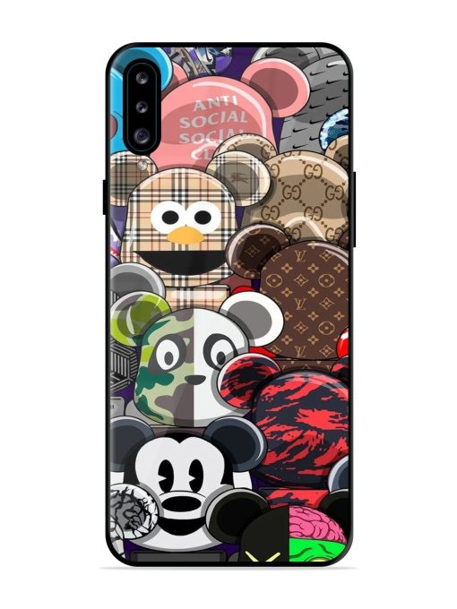 Streetwear Bearbrick Extravaganza Glossy Soft Edge Case for Samsung Galaxy A30S Chachhi