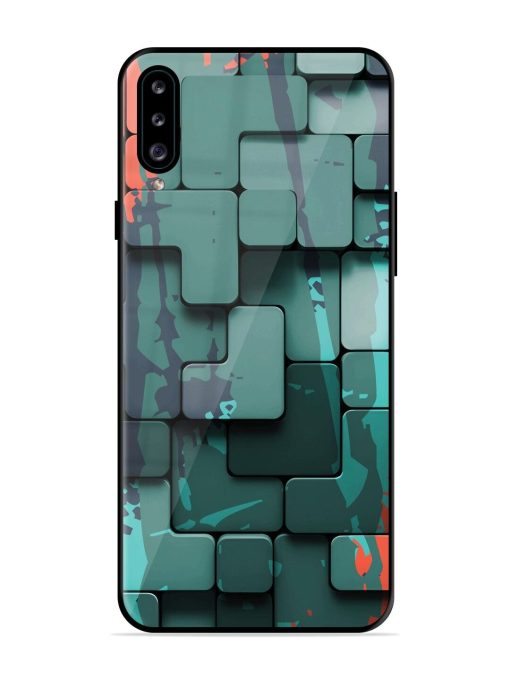 Abstract Geometric Mosaic Glossy Soft Edge Case for Samsung Galaxy A30S Chachhi