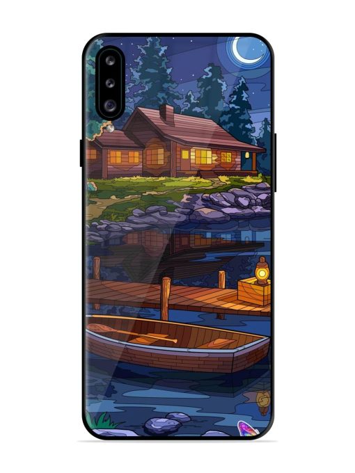 Moonlit Serenity Glossy Soft Edge Case for Samsung Galaxy A30S Chachhi