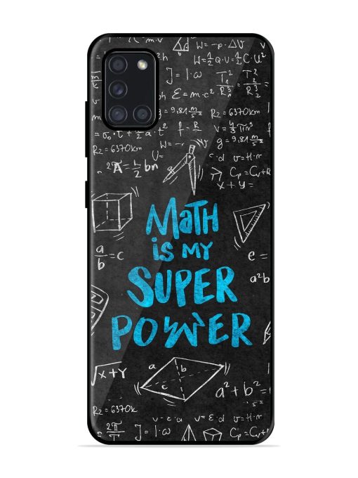 Math Magic Glossy Soft Edge Case for Samsung Galaxy A31 Chachhi