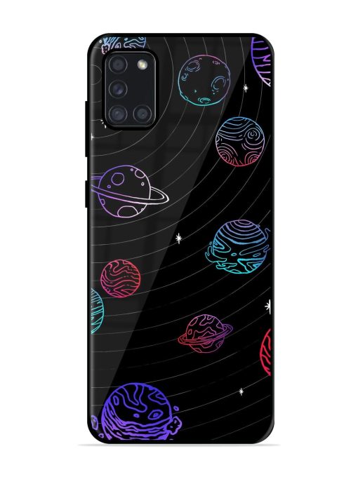 Cosmic Ballet Glossy Soft Edge Case for Samsung Galaxy A31 Chachhi