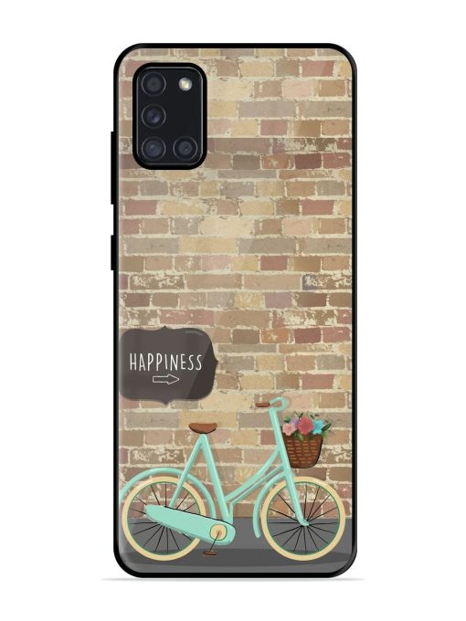 Pedaling Towards Happiness Glossy Soft Edge Case for Samsung Galaxy A31 Chachhi