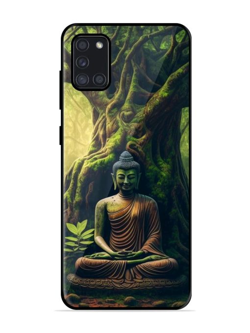 Green Buddha Art Glossy Soft Edge Case for Samsung Galaxy A31