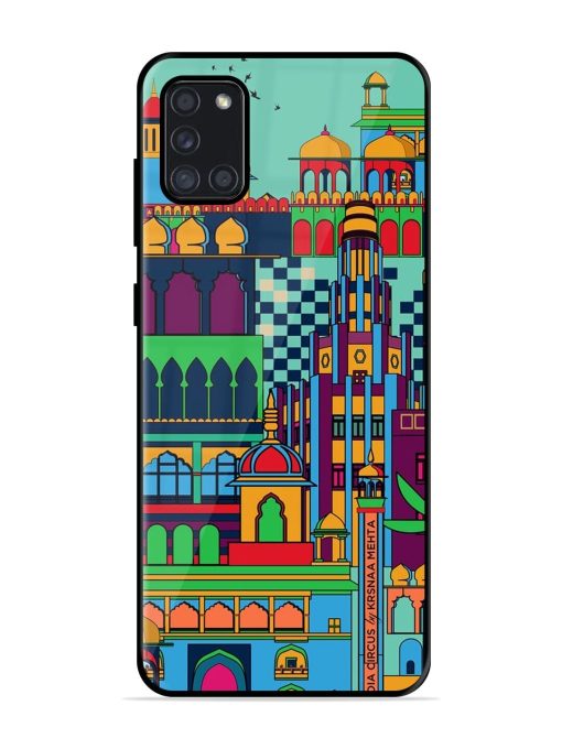 Indian Tapestry Glossy Soft Edge Case for Samsung Galaxy A31 Chachhi