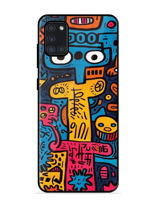 Doodletopia Glossy Soft Edge Case for Samsung Galaxy A31 Chachhi