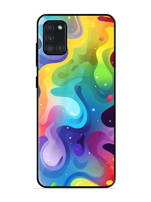 Rainbow River Glossy Soft Edge Case for Samsung Galaxy A31 Chachhi