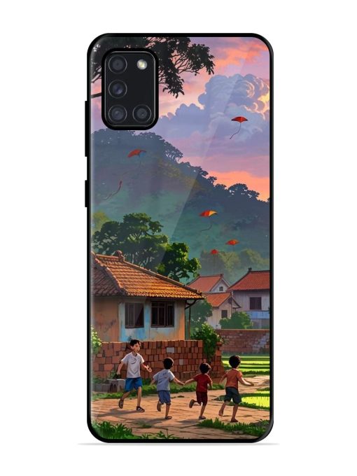 Sunset Play Glossy Soft Edge Case for Samsung Galaxy A31 Chachhi