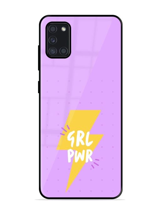 Girl Power Spark Glossy Soft Edge Case for Samsung Galaxy A31 Chachhi