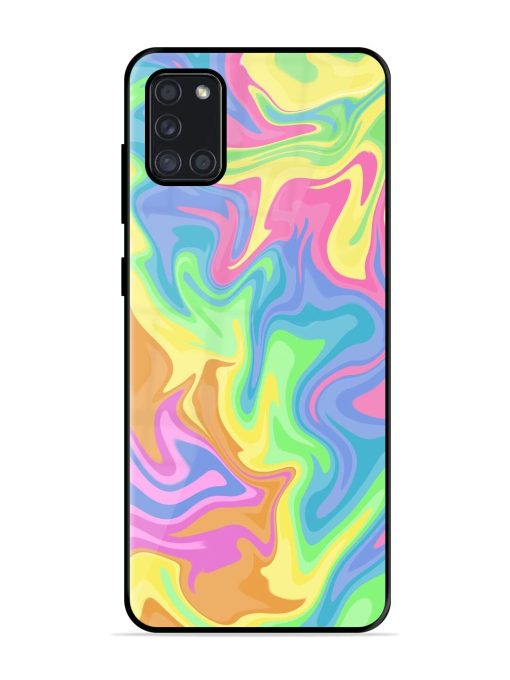 Whimsical Swirl Glossy Soft Edge Case for Samsung Galaxy A31 Chachhi