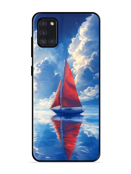 Crimson Sails Glossy Soft Edge Case for Samsung Galaxy A31 Chachhi