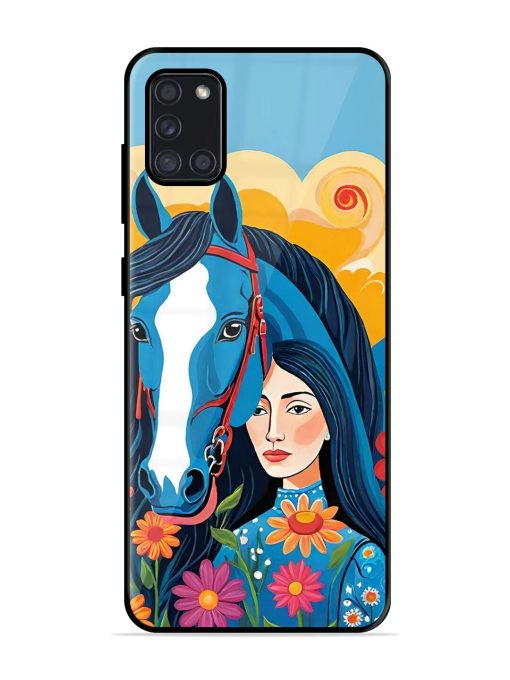 Equine Enchantment Glossy Soft Edge Case for Samsung Galaxy A31 Chachhi