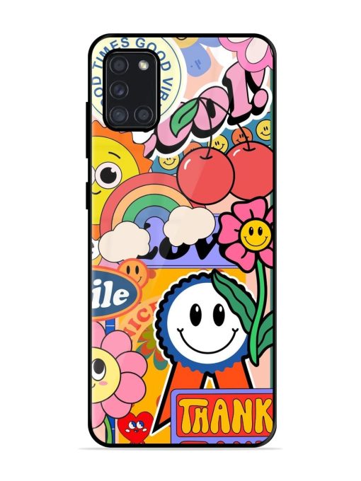 Good Times Good Vibes Glossy Soft Edge Case for Samsung Galaxy A31 Chachhi