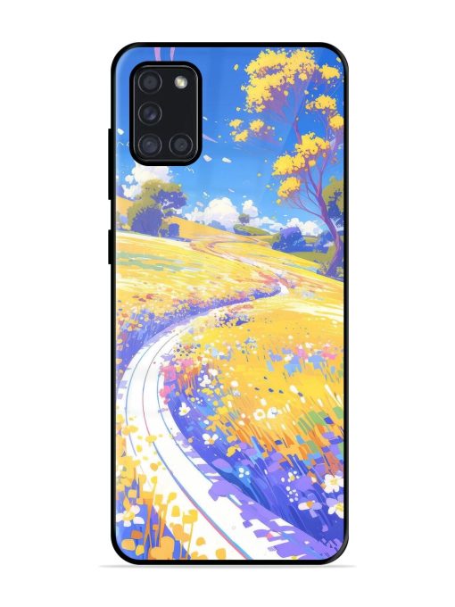 Vibrant Spring Meadow Glossy Soft Edge Case for Samsung Galaxy A31 Chachhi