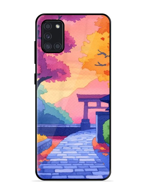 Autumnal Serenity Glossy Soft Edge Case for Samsung Galaxy A31 Chachhi