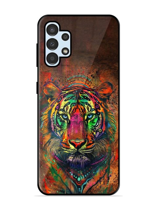 Cosmic Tiger Glossy Soft Edge Case for Samsung Galaxy A32 (4G) Chachhi