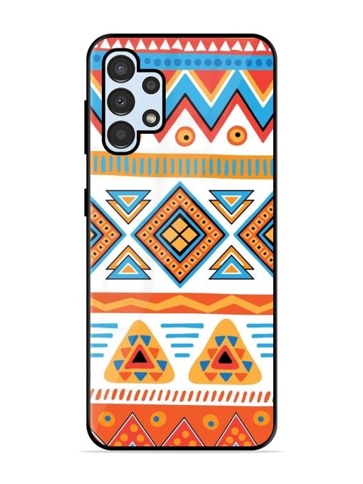 Vibrant Tribal Pattern Glossy Soft Edge Case for Samsung Galaxy A32 (4G) Chachhi