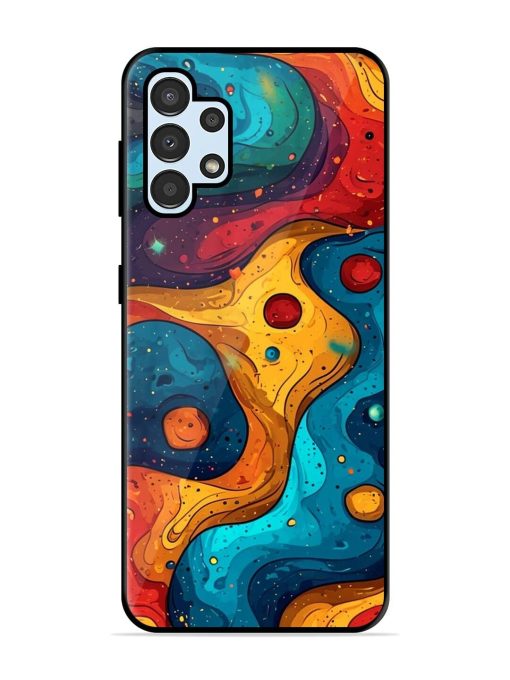 Cosmic Swirl Glossy Soft Edge Case for Samsung Galaxy A32 (4G) Chachhi